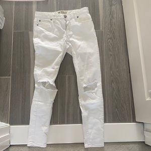 Free People white skinny jeans